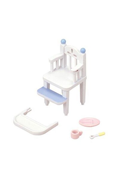 NEWBRENDHOME ألعاب تعليمية تفاعلية من سلسلة سيلفانيان فاميليز، كرسي طعام للأط...