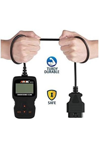 ANCEL Global Error Code Reader Tool via Car Engine OBD2 Scanner AD310 by - Black
