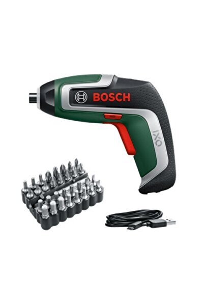 Bosch Electric Screwdriver IXO 7, Li-Ion 3.6V, 2.0Ah, 235 rpm, 3/5.5 Nm, 32 Accessories