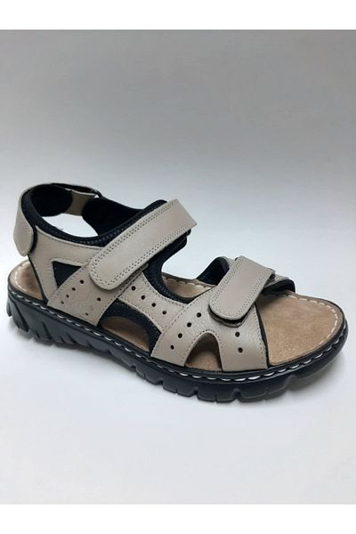 marutti Genuine Leather Mink Color Cirtli Comfortable Sole Men's Sandals