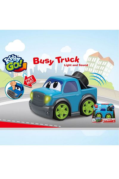 OEM Kiddy Go tow truck with sounds and lights 19 cm Blue