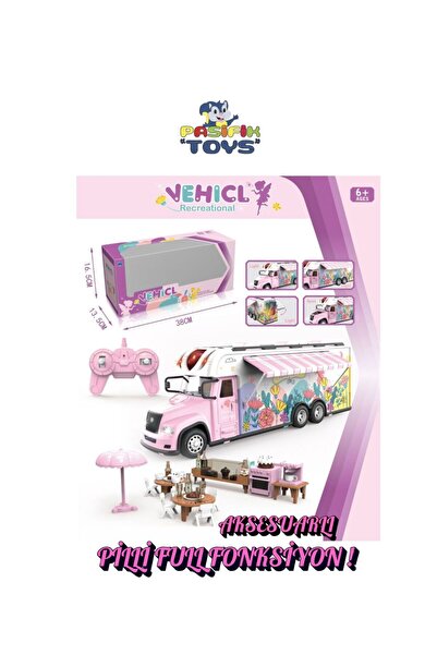 Pasifik Toys PASİFİK TOYS UZAKTAN KUMANDALI PİLLİ 2.4GHZ PEMBE AKSESUARLI IŞI...