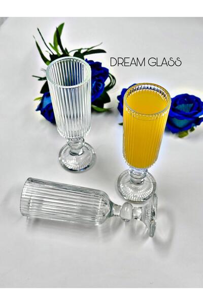 ORTAKÖY CENNETİ 6 Person Flute Stylish Coffee Side Bar Set