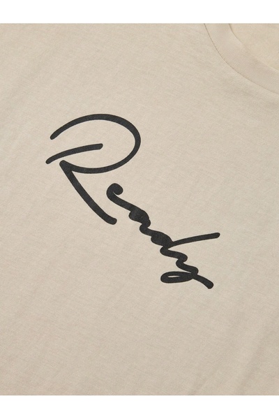 MOVİMENT Σετ ανδρικό σορτς μπεζ-μαύρο Ready με τύπωμα Alt-Top