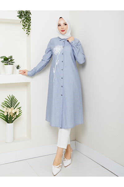 BELLİNA Kadın Yazlık Pamuk Polyester Tunik