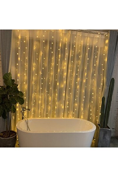 Teo Christmas Installation, Curtain Type, IP44, 6 m x 1 m, 360 LEDs, Warm White, 8 light effects, Transformer