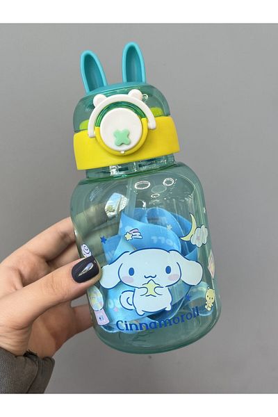 synshop Cinnamoroll Cute Rabbit Eared Water Bottle Flask Girl School Water Bottle 600 ml