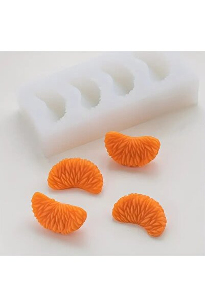 HogART Design Mandalina Dilimi Mum Sabun & Kokulutaş Silikon Kalıp