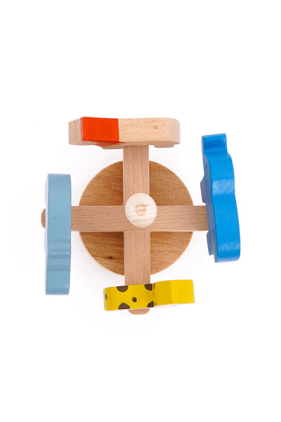 BALATOYZ Wooden Wild Animals Ferris Wheel