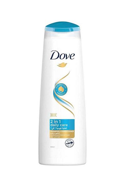 Dove شامبو 2 في 1 للعناية اليومية بالحلول المغذية 400 مل