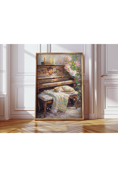 woodhomeworks Tek Parça Salon Ofis Dekor Tablo vrynt