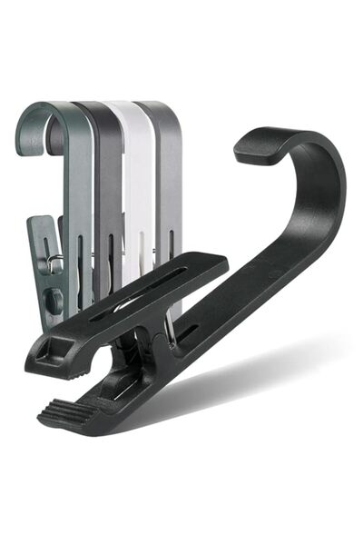 Generic مشابك ملابس كبيرة، مشابك مناشف، 8 قطع مشابك ملابس متعددة الأغراض، علا...