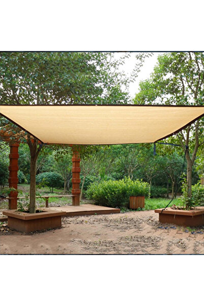 AÇIKGÜL TEKSTİL BRANDA 2 x 2 Balkon Perdesi Gölgelik File Çit Filesi Krem