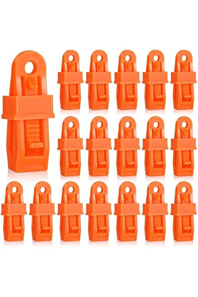 Generic مشابك قماش مقاومة للماء على شكل تمساح من يلاجوي، عبوة من 20 مشبكًا، م...