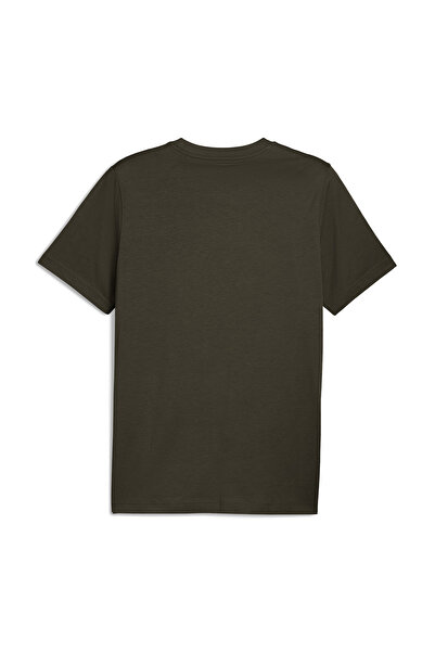 Puma Ανδρικό μπλουζάκι Graphic Tee σε πράσινο casual στυλ 68803470