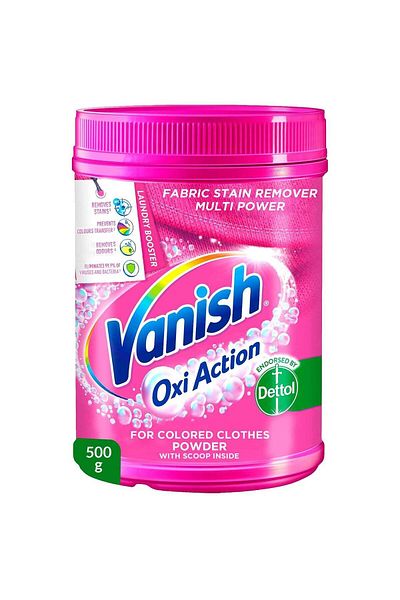 Vanish Stain Remover Oxi Action Powder Colour And White 500grams