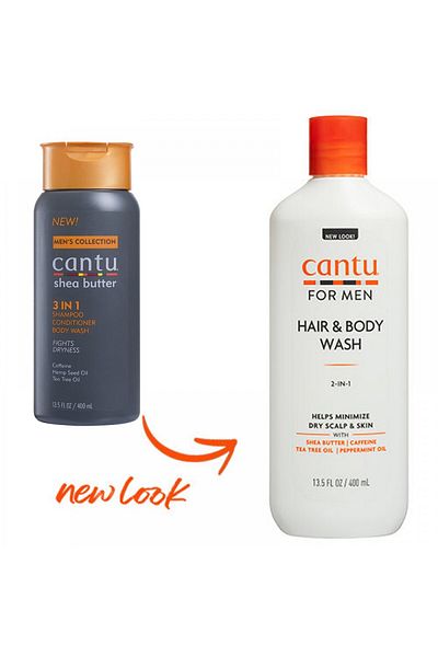Cantu Cantu Men's Shampoo, Conditioner & Body Wash 1*3 400ml
