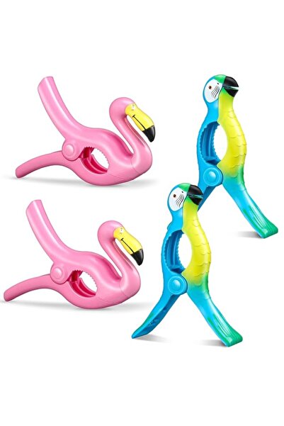 Generic مشابك مناشف الشاطئ من واي دريس، 4 قطع، مشابك كراسي كبيرة الحجم، حامل ...