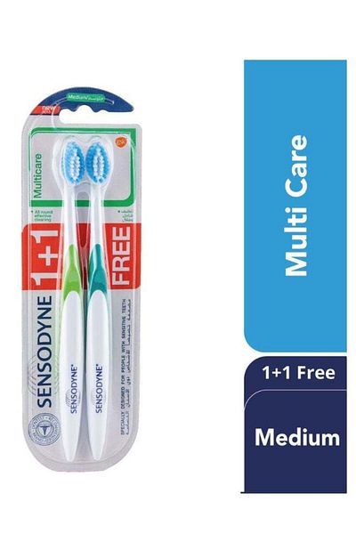 Sensodyne Multicare Toothbrush Pack of 2 Multicolour
