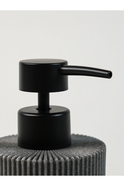 Minihol Silva Anthracite Polyresin Liquid Soap Dispenser (300 ml)