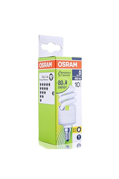 Generic Osram E14 Energy Saver Mini Twist Bulb,12W, Warm White