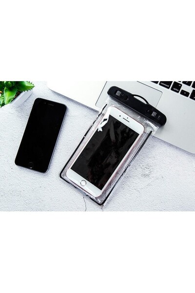 Teo Underwater Zip Waterproof Case, Snowproof, Universal, Waterproof, with Drawstring, for phone or d