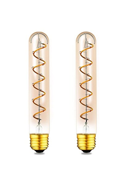 Generic T30 Dimmable LED Edison Bulb, 40W E26 Base, 2200K Amber Warm White, 7...