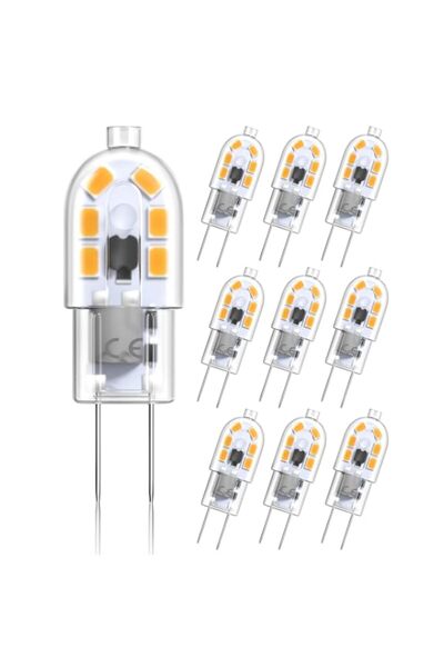 Generic 2W G4 LED Bulbs AC/DC 12V Non Dimmable Warm White 3000K G4 Bi Pin LED...