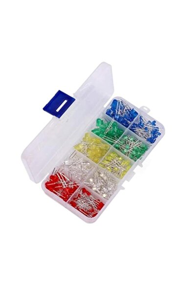 Generic Total 300PCS each 30pcs 3mm 5mm 2-pin diffuse LED light emitting diod...