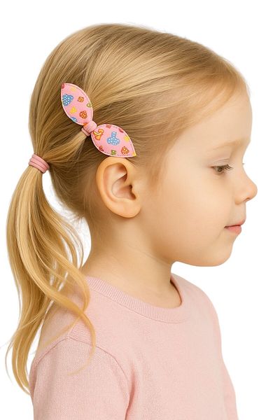 SeaBubbles Rabbit Ear Elastic Buckle 4 Pieces Standard Pink