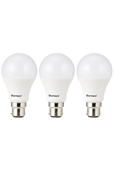 Generic Oshtraco 7W B22 LED Lamp 3-Piece Set, Day Light