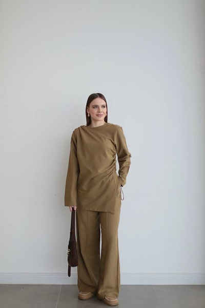 Alhabb Kadın Oversize Bağlamalı Salaş Takım - Şık ve Rahat Günlük Kombin