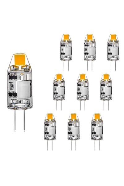 Generic NALACAL 10 قطع من مصابيح LED G4، 2 وات تيار متردد/تيار مستمر 12 فولت،...