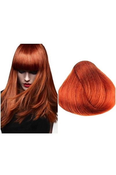 Fanola Vopsea de păr 8.44 Tehnică permanentă - Cremă colorantă blond arămiu deschis intens 100ml
