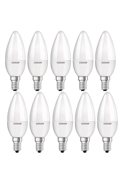 Generic Osram E14 2700K 4.7W Classic Frosted B40 LED Bulb, Warm White, 10-Pack
