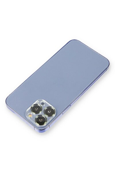 BUTİMAR'S Myt09 iPhone 13 Pro Metal Camera Lens Protection Glass - Dark Green