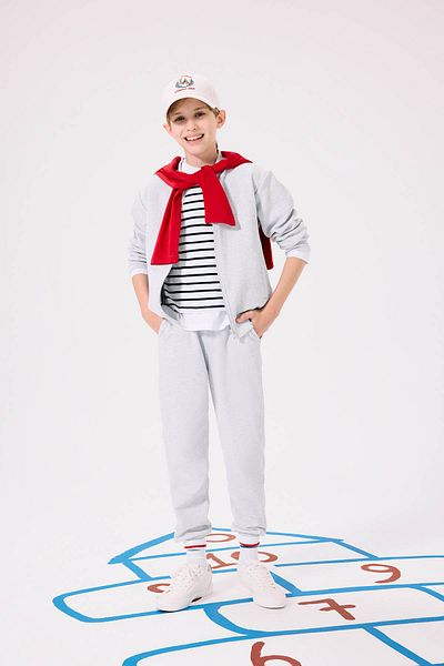 DeFacto Gray Boy's Sweatpants K8846A6/Gr400