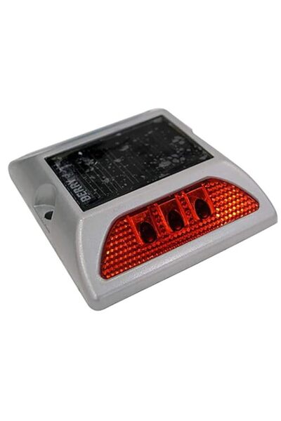 Generic Berry Aluminum Solar Road Stud Light (Red, S)