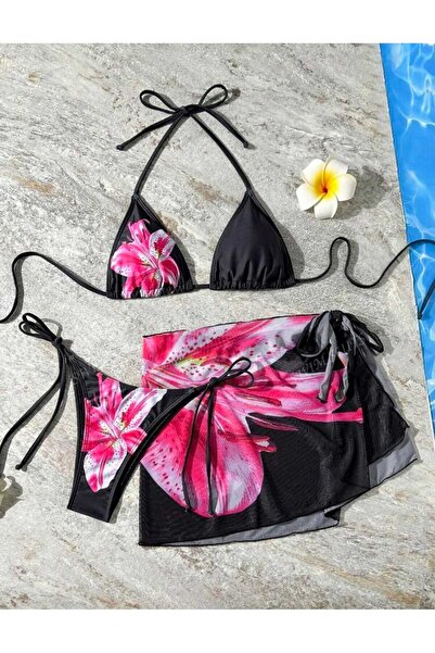 ARHEZ TEKSTİL Marysia bikini pareo set