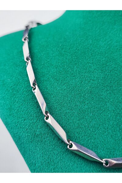 brctaki Prism Model 316L Stainless Steel Non-Tarnish Unisex Necklace – 55 cm