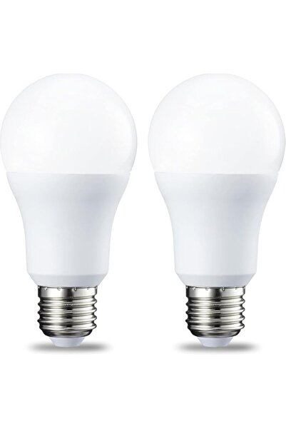Generic مصباح LED فائق السطوع E27 بقوة 18 وات، أبيض نهاري 8000 كلفن، مصباح كب...