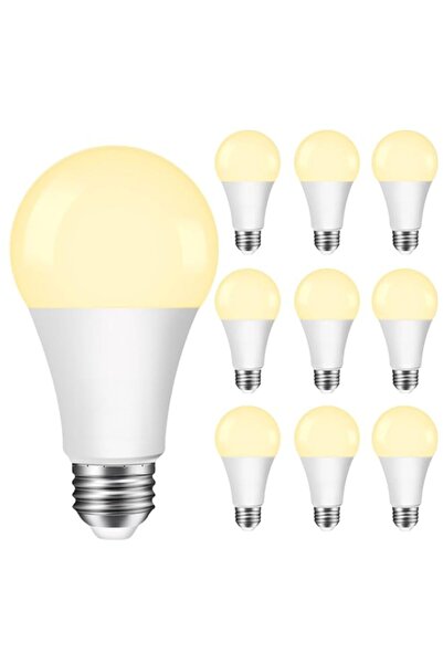 Generic HUA QIANG WANG 12W LED Light Bulb Warm White,Pack of 10,Non-Dimmable,...