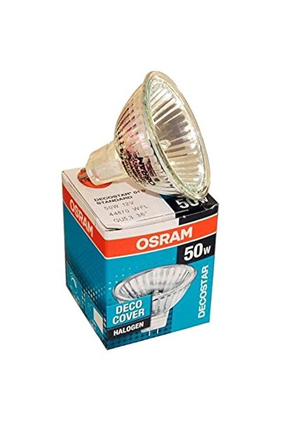 Generic مصباح هالوجين دائري MR16 من أوسرام 12 فولت 50 واط - أصفر