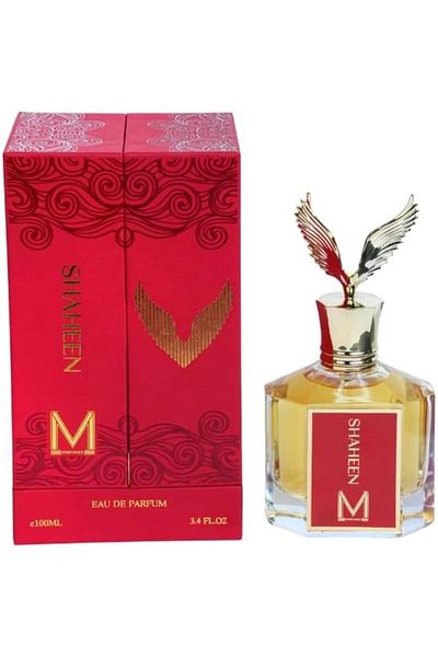 VM PERFUMES SHAHEEN Eau de Parfum – Saffron Rose & Woody Oud – Unisex Fragrance – 100ml