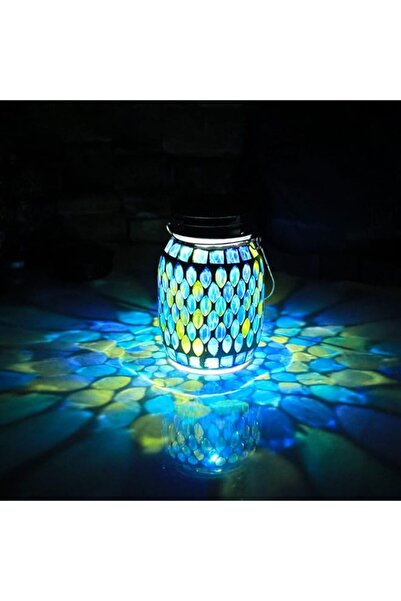 Generic فوانيس فسيفساء شمسية من غوانفو، مصابيح خارجية معلقة، مصابيح طاولة تعم...