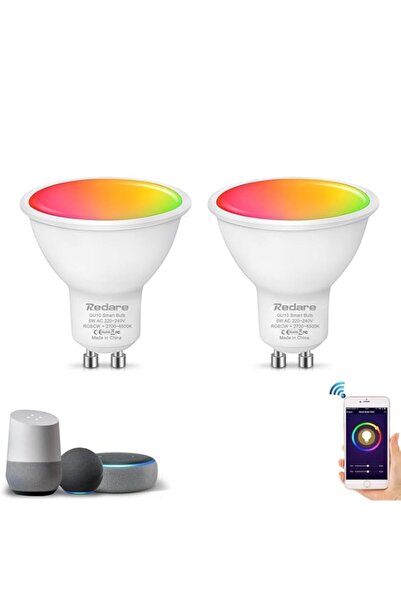 Generic Redare Alexa GU10 Smart Bulb,Smart Spot Light Bulbs,5W WiFi LED Light...