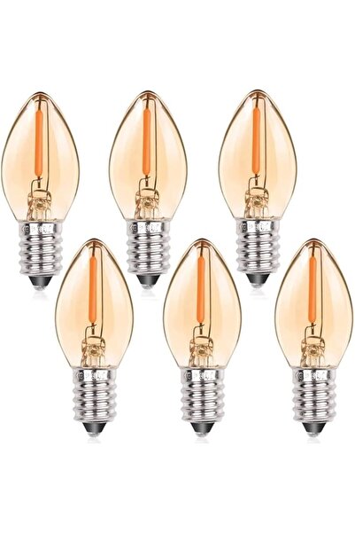 Generic Bonlux 6pcs 0.5W E14 LED Light Bulb, Small Screw in Light Bulb, 2200K...