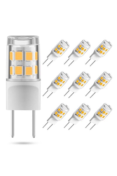 Generic MAKINGTEC 10 قطع من مصابيح LED G8، 2 وات، مكافئ هالوجين 25 وات، G8 أب...