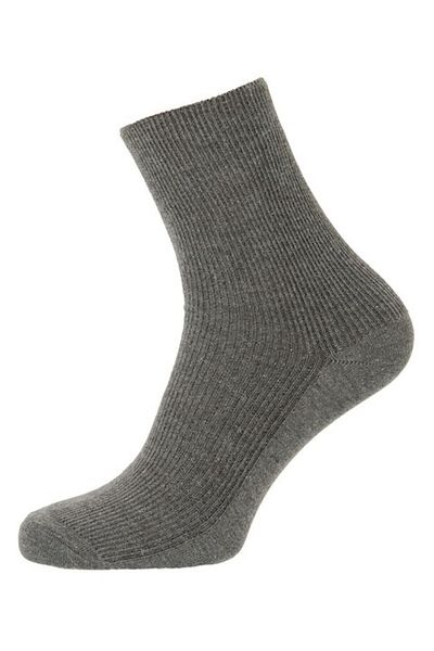 OEM Socks made from bamboo fiber, elastic-free, gray