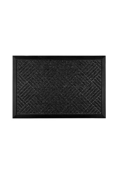 TOPI TOY Decorative entrance mat, geometric pattern, 60x40 cm, gray